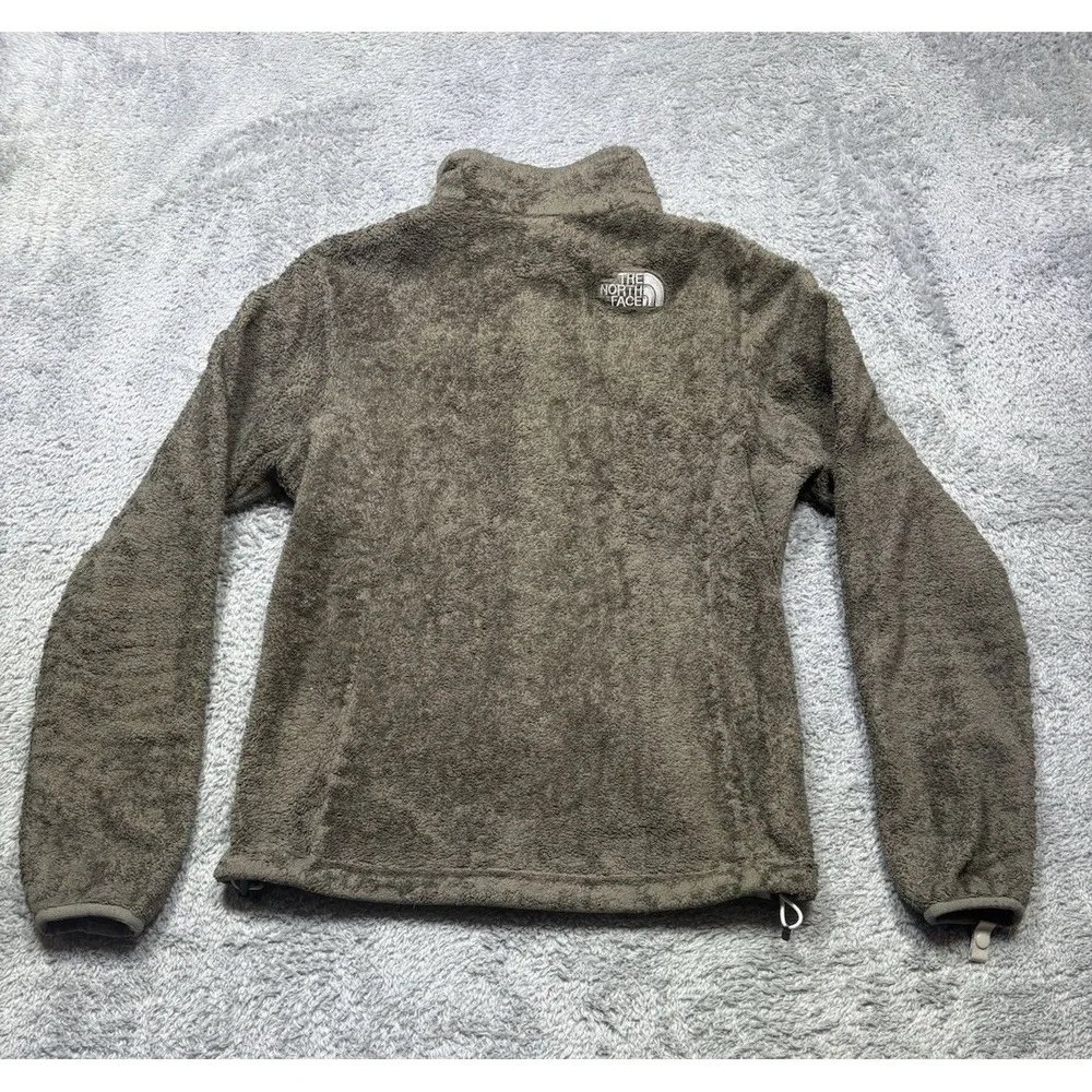 The North Face Jacket Womens XS Brown Osito Fleece‎ Full Zip Logo Outdoor Fuzzy